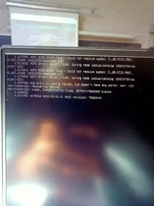 Screen photo