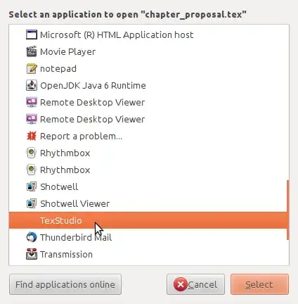 Choosing Texstudio