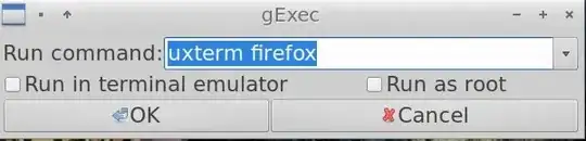 running command