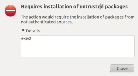 error message