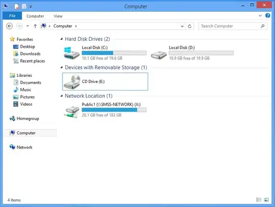 MyComputer window