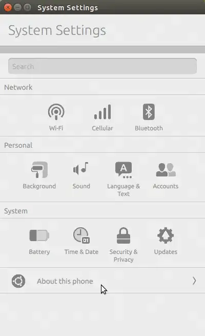 Snapshot of button