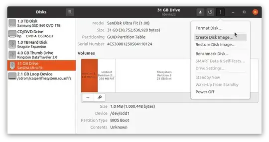 GNOME Disks