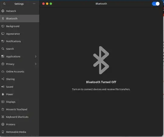 Bluetooth Settings