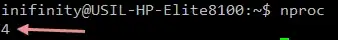 nproc