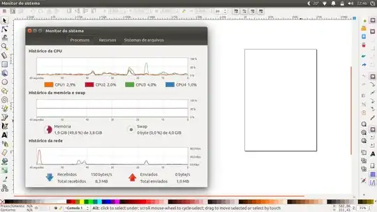 Inkscape running