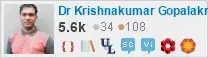 profile for Krishna on Stack Exchange, a network of free, community-driven Q&A sites