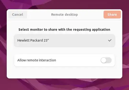 Screenshot of the message