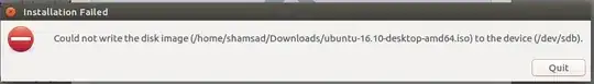 installation error