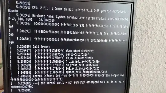 error message