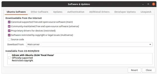 Software & Updates