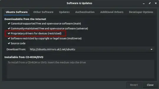 Software & Updates