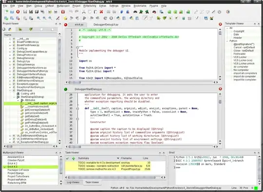 Eric IDE screenshot
