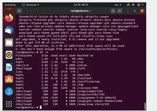 This is my terminal screen