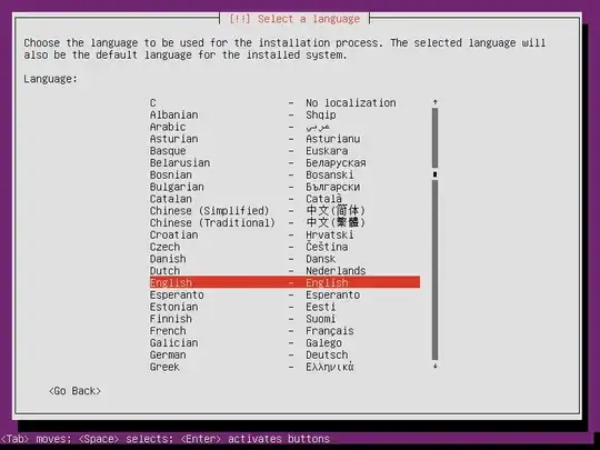 select language
