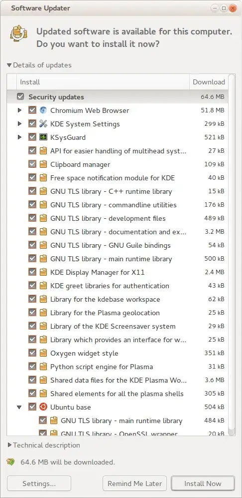 software updater