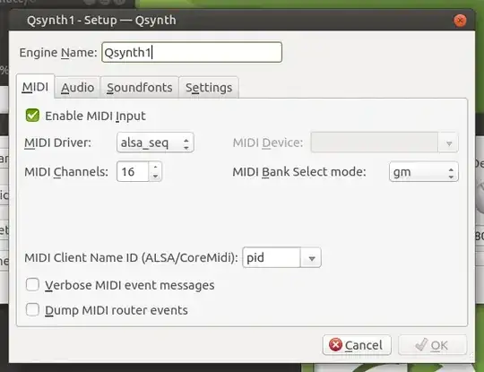 qsynth setup window