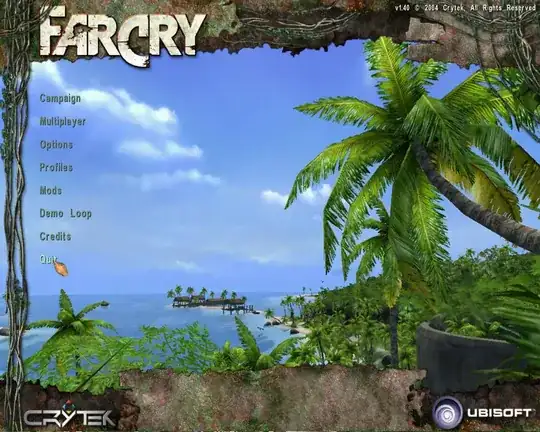 Game menu under r_Driver= "Direct3D9"