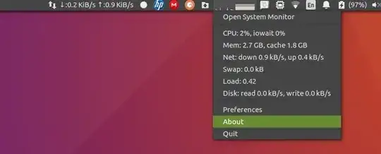 System Monitor applet