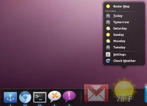 Docky screenshot