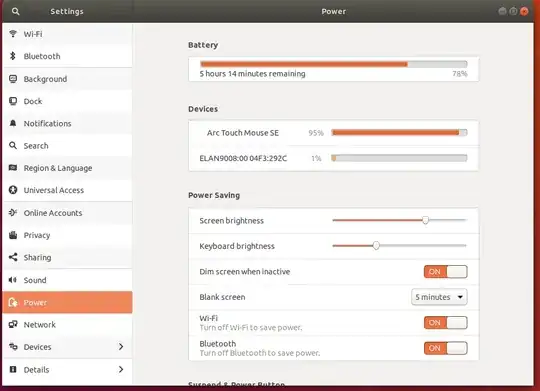 Power Settings