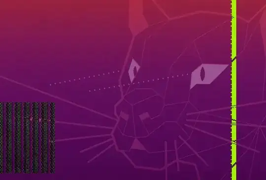 artifacts on screen