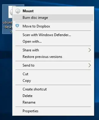Burn disk image
