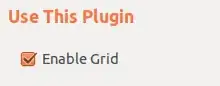 Grid checkbox