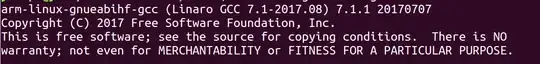 arm-linux-gnueabihf-gcc version