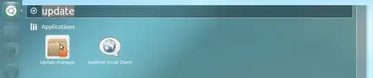 Search for update in your dash