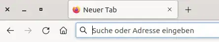Firefox with different window bar appearance