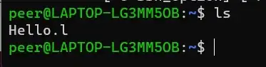 This is in Ubuntu