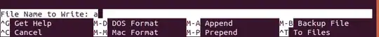 File name to write to