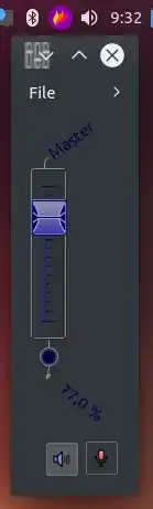tray icon panel
