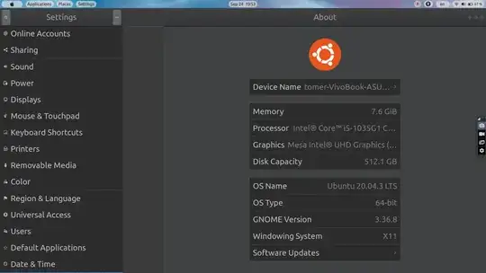 PC configuration