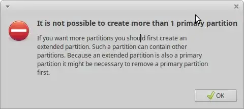 gparted error