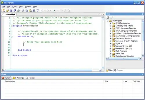 Phrogram interface