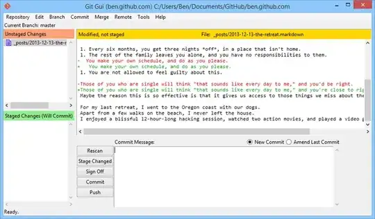 Git Gui screenshot