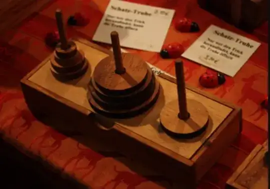 Tower of Hanoi, cc by-sa Bin im Garten