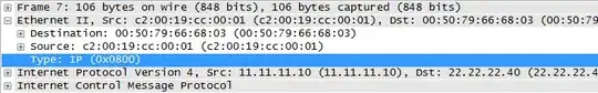 Ethernet Header with Type field highlighted