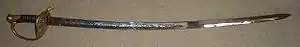 M1850 regulation infantry officer's sword