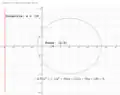 Figure 1.Ellipse on X axis.