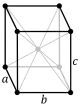 Orthorhombic, body-centered