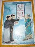 Cao Dai three saints signing an accord