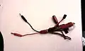 Cable used to connect the battery to the dual power unit