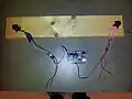Power to both ESC's is not connected to a battery in this picture