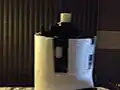 Put the motor into the put pvc pipe and it fitted almost perfectly