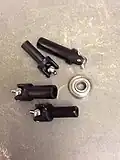 The U-joint and ball bearing as they arrived.