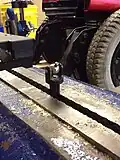 U-joint in the midst of sanding.