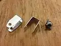 The new gimbal joint, disassembled.